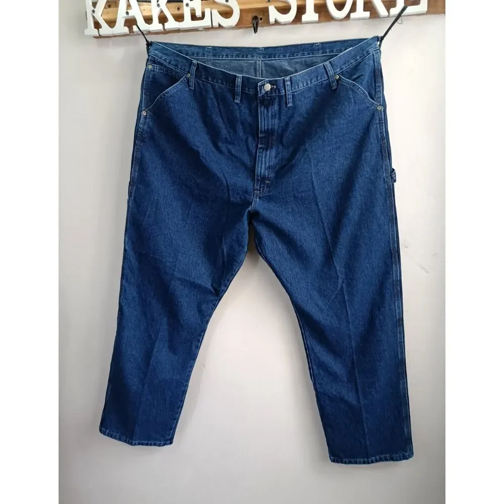 Wrangler Rigs Relaxed Carpenter Pants Men 48x30 Blue 100% Cotton NWT Workware
